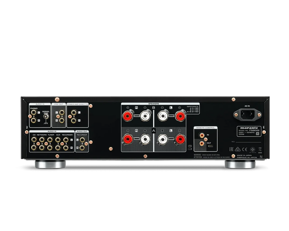 Marantz PM8006 amplificatore integrato, Nero, 2 x 70 Watt su 8 Ohm circuiti Current Feedback - TechSoundSystem.com