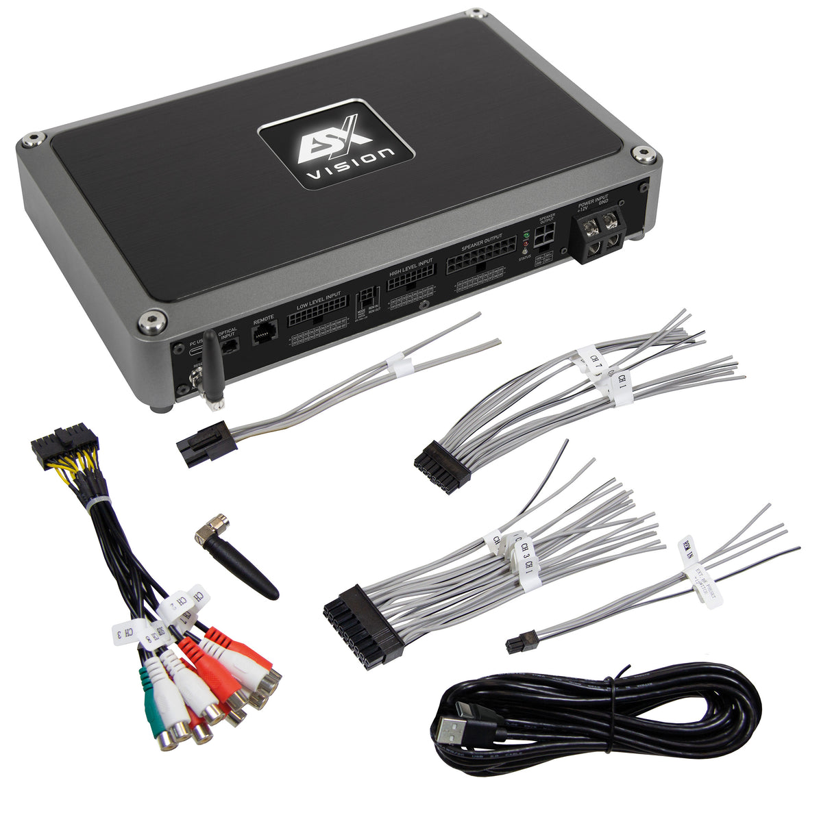 ESX VE1300.11SP amplificatore in Classe D a 11 canali con DSP a 12 canali