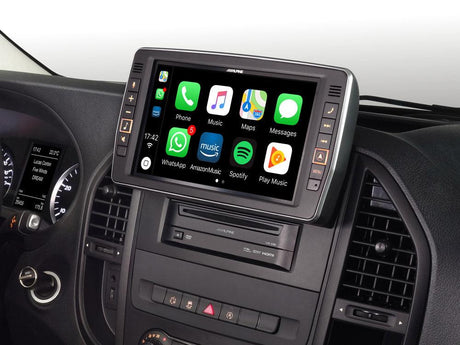 Alpine X903D-V447 autoradio 9'' per Mercedes Vito 447, GPS, Android Auto e App CarPlay - TechSoundSystem.com