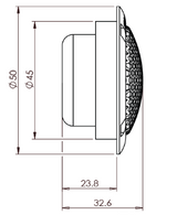 Gladen PRO 25 coppia di tweeter High-End da 25mm 4 Ohm