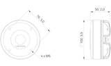 Lavoce DF10.171M driver a compressione 1” 8 Ohm 90W