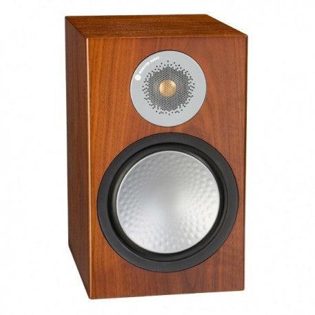 MONITOR AUDIO SILVER 100 6G diffusori da supporto a 2 vie reflex posteriore coppia-NOCE - TechSoundSystem.com