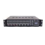 Master Audio MX4412 Amplificatore mixer multizona 8ohm e 100V PA a matrice con lettore MP3 e BLUETOOTH - TechSoundSystem.com