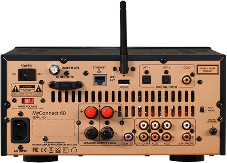 Advance Paris MYCONNECT 60 Amplificatore integrato sistema audiophile compatto "all-in-one" - TechSoundSystem.com