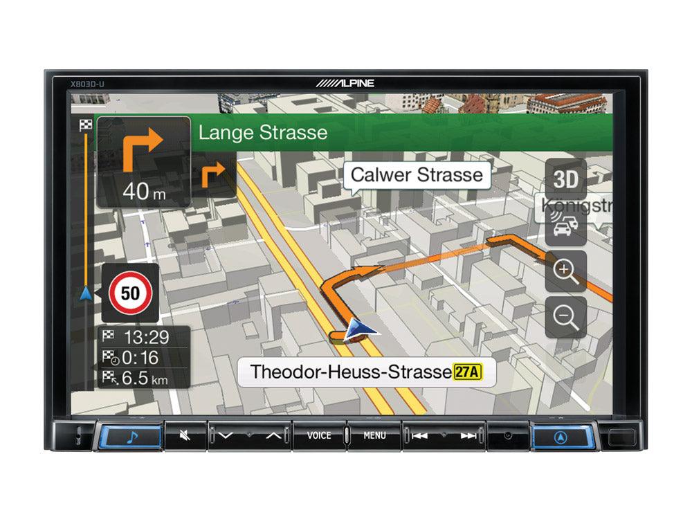Alpine X803DC-U autoradio 2 DIN 8” con GPS mappe TRUCK CAMPER - TechSoundSystem.com