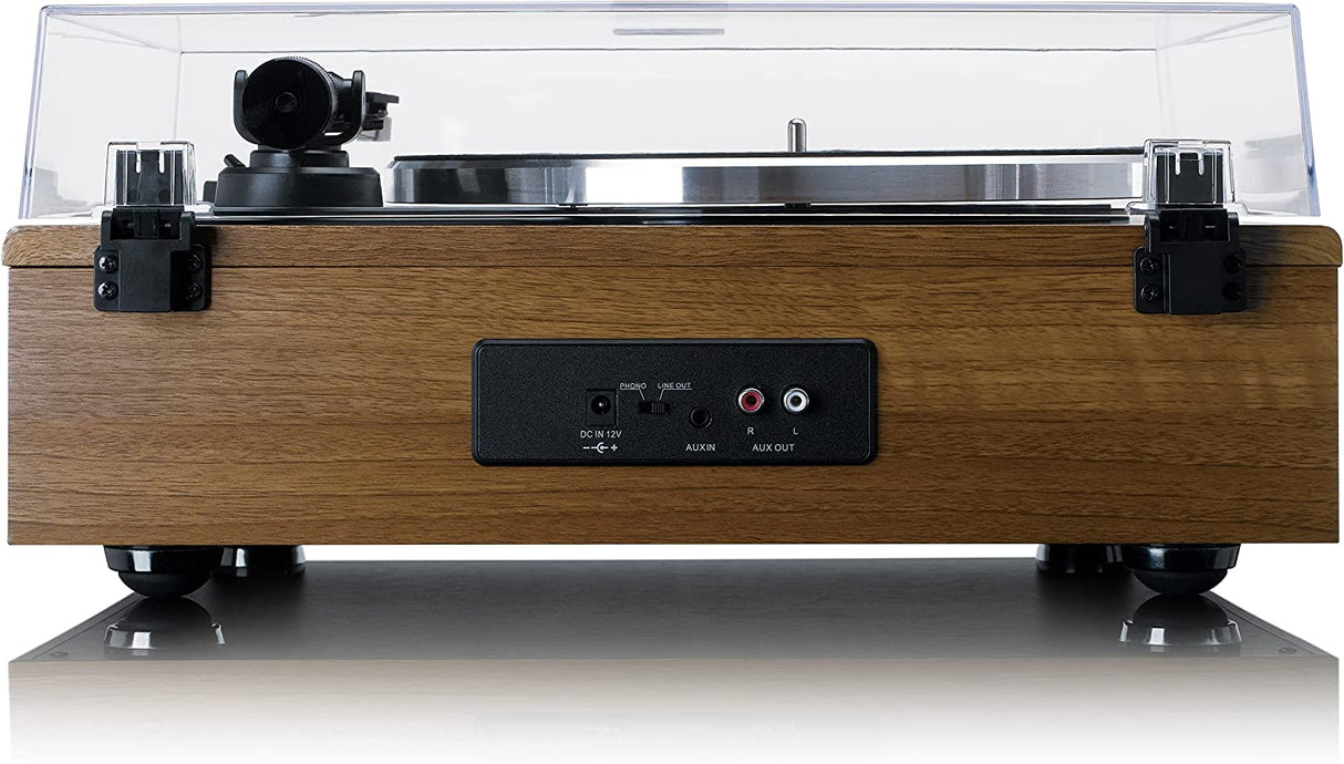 Lenco LS-410 Giradischi con 4 diffusori integrati Uscita RCA, uscita cuffie jack 3.5 mm