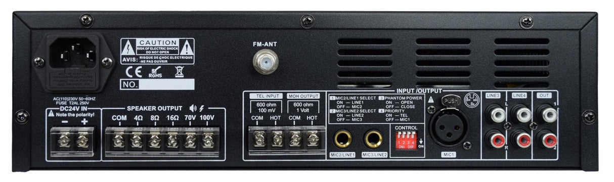 GLEMM PAA 60DMB Amplificatore 60W con DAB per filodiffusione - TechSoundSystem.com