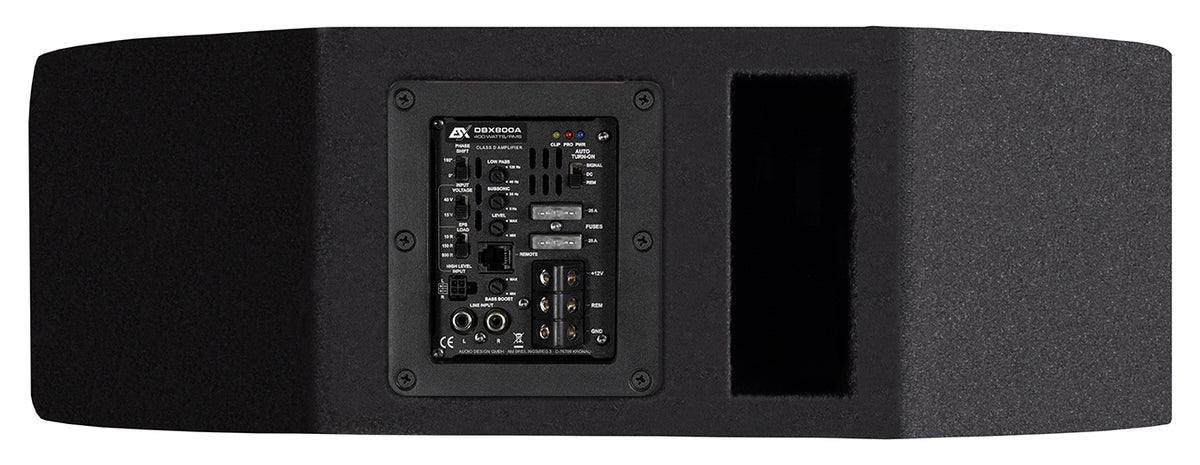 ESX DBX800A subwoofer attivo per vano ruota di scorta 2 x 200 mm 800W