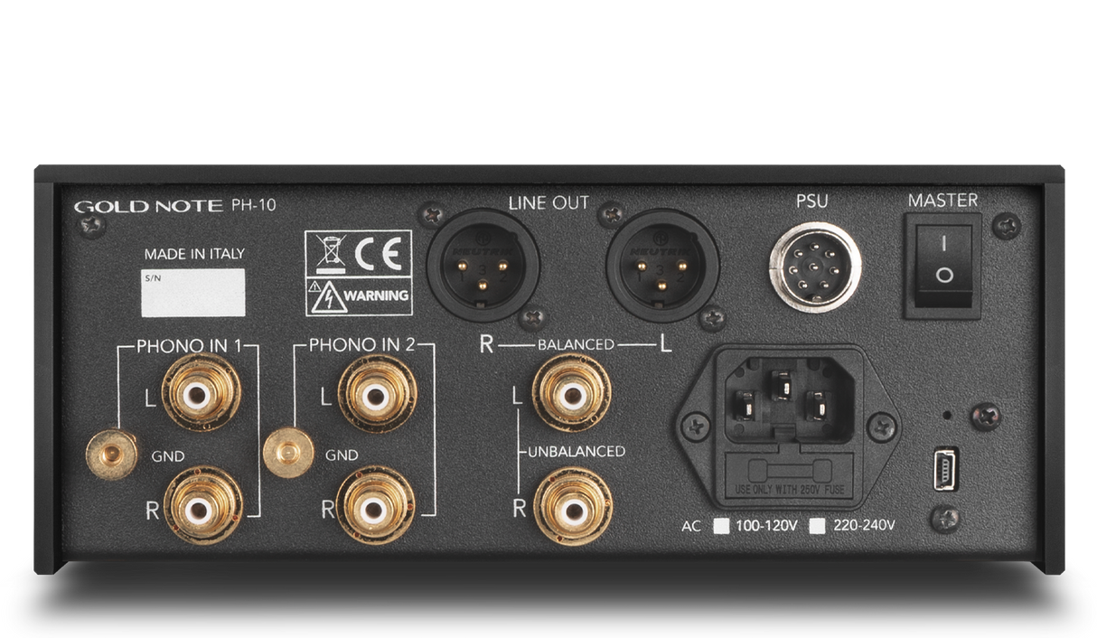 Gold Note PH-10 preamplificatore phono MM/MC high-end analogico