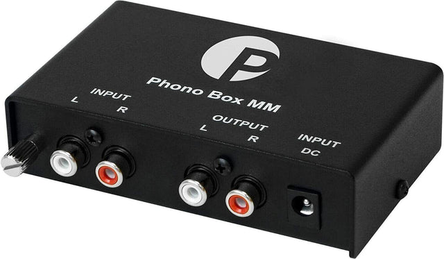 PRO-JECT PHONO BOX MM NERO Stadio fono MM, per impiego universale - TechSoundSystem.com