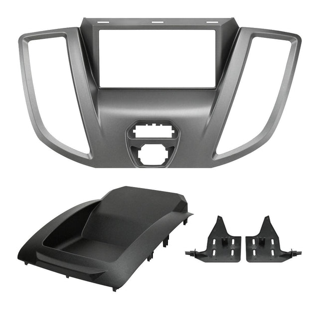Phonocar 03758 Adattatore 2 DIN per Ford TRANSIT 2015>2018 per vano autoradio con staffe di fissaggio e plancia superiore - TechSoundSystem.com