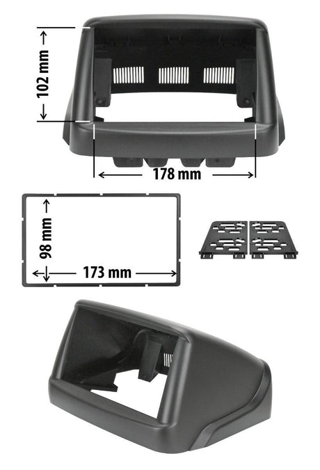 Phonocar 03759 Adattatore per vano autoradio Fiat DOBLÒ 2002>2010 - TechSoundSystem.com