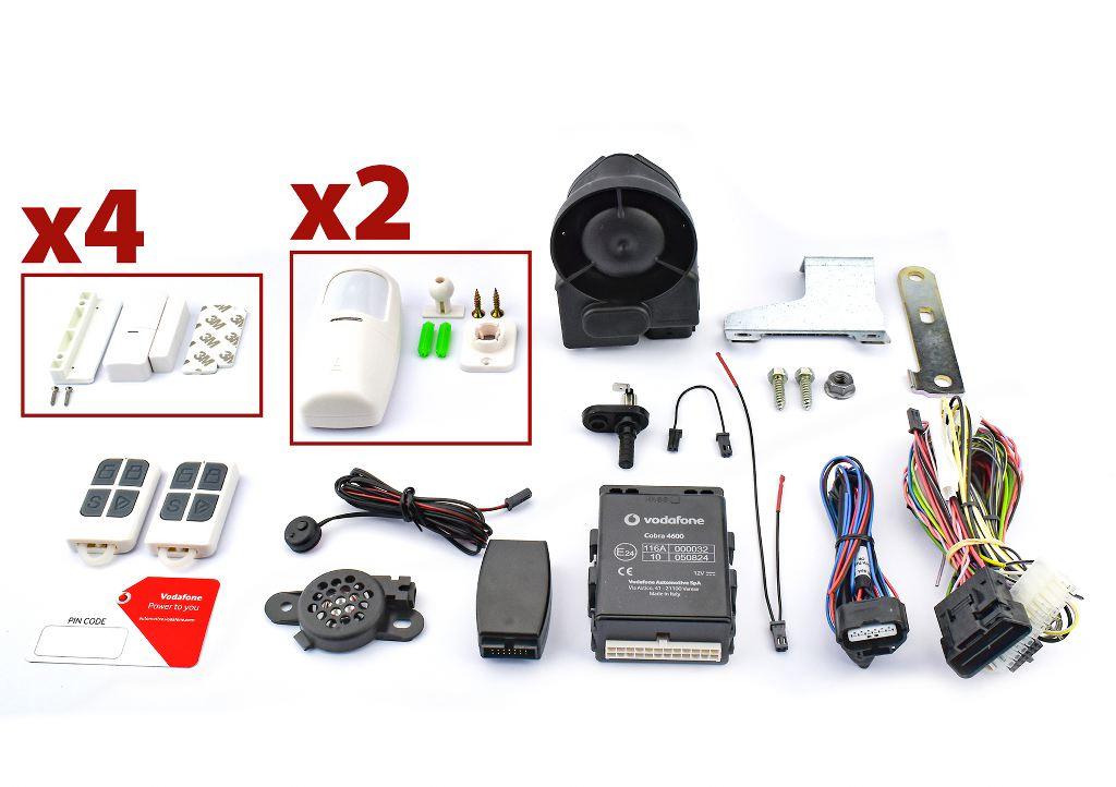 Phonocar 09004 ALLARME CAMPER 2 ZONE + 4 PORTE/FINESTRE - TechSoundSystem.com