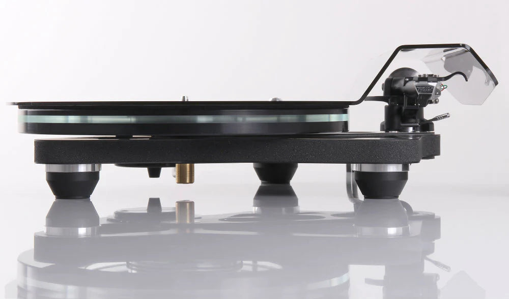 REGA Planar 8 NERO LUCIDO Giradischi HIFI triplo piatto in vetro, braccio RB880 alimentazione esterna