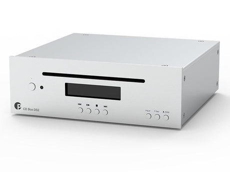 Pro-Ject CD Box DS2 SILVER Lettore CD/SACD con DAC AK 4490 32bit/384KHz. DSD256 - TechSoundSystem.com
