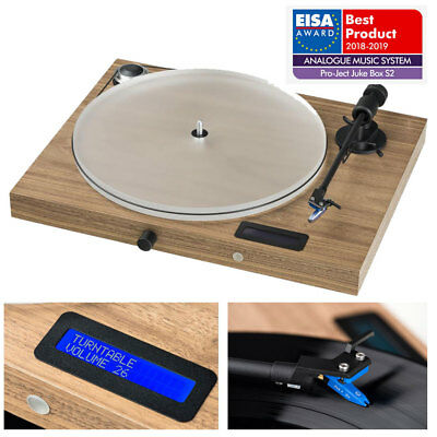 Pro-ject JUKEBOX S2 EUCALIPTO Giradischi all-in-one amplificato braccio 8,6" in alluminio e di testina PICK IT 25A-EUCALIPTO - TechSoundSystem.com