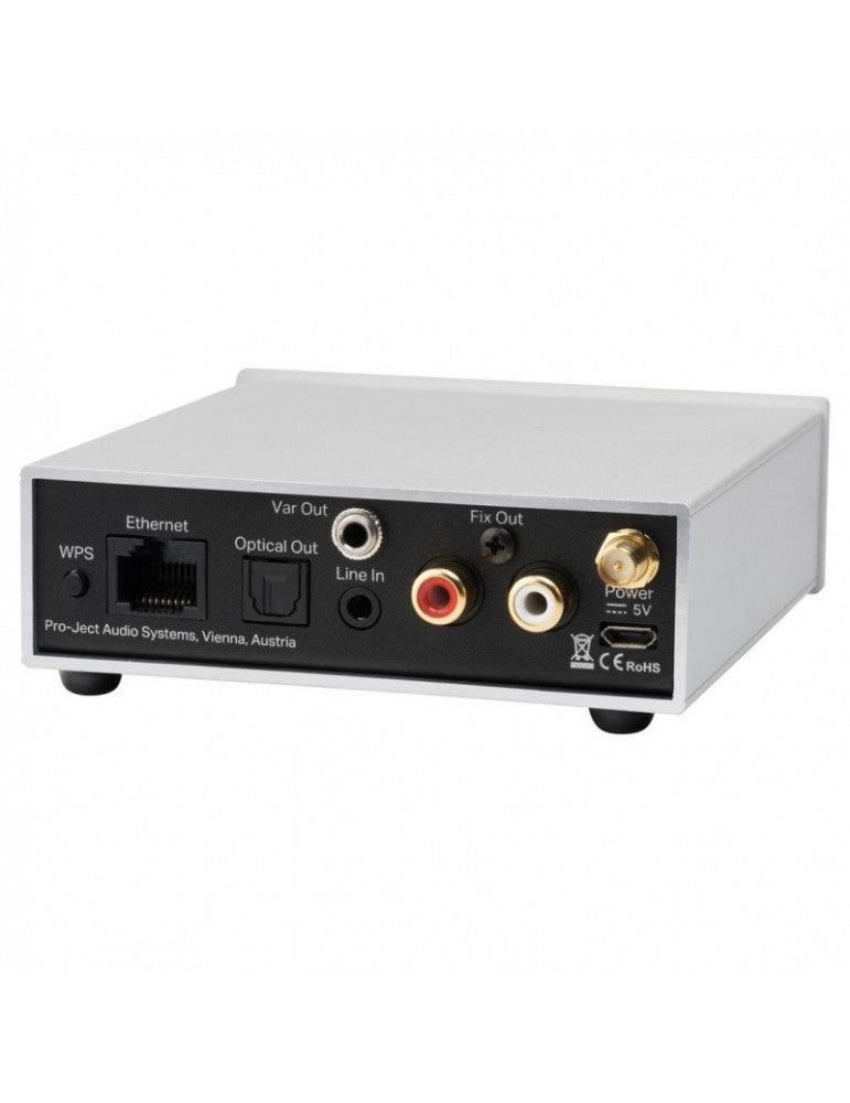 Pro-ject STREAM BOX S2 SILVER Streamer musicale di rete MP3, FLAC (24/192), WAV, AAC, ALAC, APE - TechSoundSystem.com