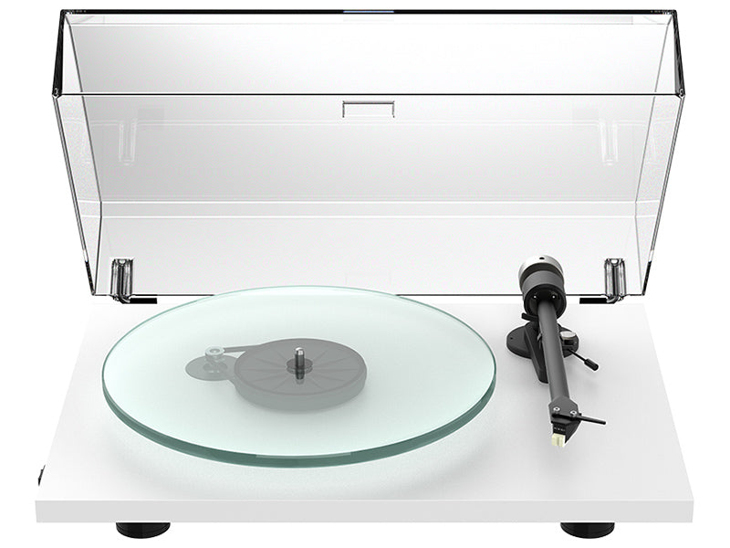Pro-ject T2 BIANCO Giradischi compreso di braccio alluminio da 9" e di testina Sumiko Rainier - TechSoundSystem.com