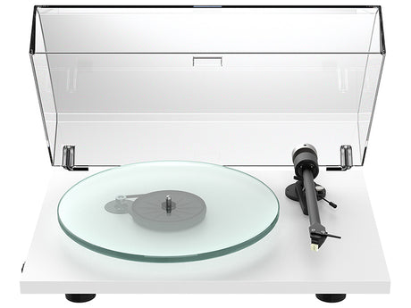 Pro-ject T2 BIANCO Giradischi compreso di braccio alluminio da 9" e di testina Sumiko Rainier - TechSoundSystem.com