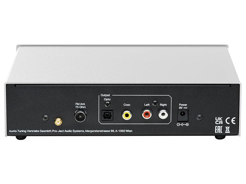 Pro-Ject TUNER BOX S3 DAB+ SILVER Sintonizzatore DAB/DAB+ e stereo FM. Radio internet. WiFi 802.11 b/g/n - TechSoundSystem.com