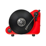 Pro-Ject VTE R BLUETOOTH Giradischi verticale ROSSO con braccio e testina Ortofon OM5E - TechSoundSystem.com