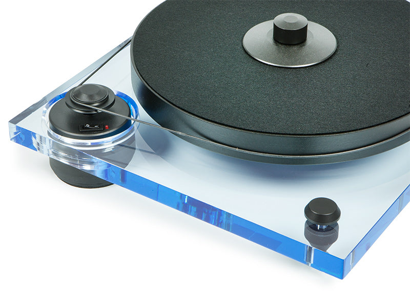 Pro-Ject 2-XPERIENCE PRIMARY (Acryl) Giradischi in acrilico trasparente ARANCIO braccio 9" in alluminio e testina Ortofon 2M-RED - TechSoundSystem.com