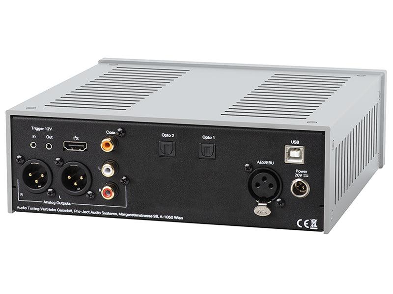 Pro-ject DAC BOX RS2 BLACK Convertitore D/A high-end. Doppio stadio d'uscita selezionabile a valvole o a stato solido - TechSoundSystem.com