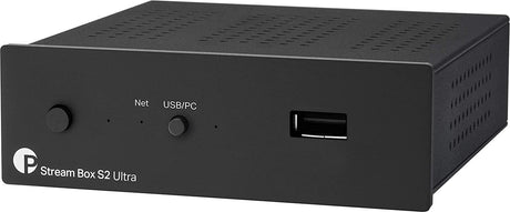 Pro-ject STREAM BOX S2 ULTRA BLACK Streamer musicale di rete ad alta risoluzione PCM 32bit/352.8KHz e DSD256 - TechSoundSystem.com