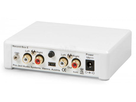 Pro-ject RECORD BOX E Stadio fono MM/MC, registra su PC via USB, BIANCO - TechSoundSystem.com