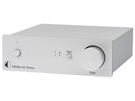 Pro-ject AD BOX S2 PHONO SILVER Convertitore A/D per registrare gli LP su PC/MAC - TechSoundSystem.com