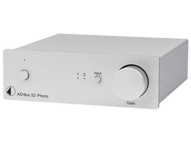 Pro-ject AD BOX S2 PHONO SILVER Convertitore A/D per registrare gli LP su PC/MAC - TechSoundSystem.com