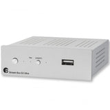 Pro-ject STREAM BOX S2 ULTRA SILVER Streamer musicale di rete ad alta risoluzione PCM 32bit/352.8KHz e DSD256 - TechSoundSystem.com