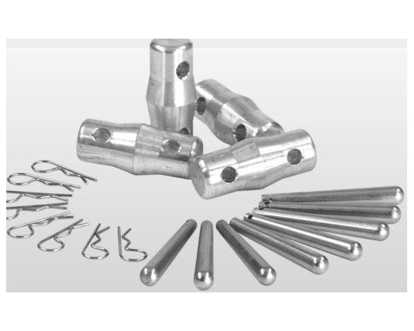 PRO TRUSS SQ30 1 MT. TRALICCIO QUADRO 30x30 CONNESSIONI QUICK-LOCK CON CONICHE - TechSoundSystem.com