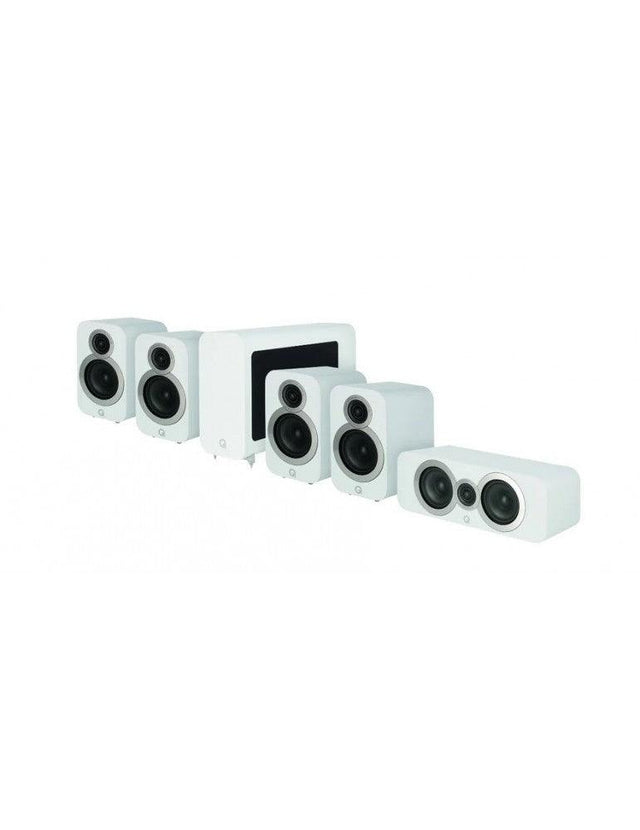 Q Acoustics Q 3010C 5.1 CINEMA PACK sistema composto da 2 cp Q3010C + Q3090C Centre + Q3060S subwoofer - TechSoundSystem.com