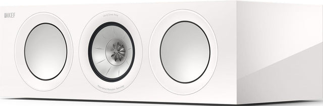 KEF R2C META WHITE Canale centrale Home CInema 3 vie bass reflex, UNI-Q tweeter - TechSoundSystem.com