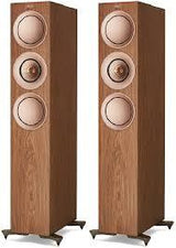 KEF R7 WALNUT coppia diffusori da pavimento 3 Vie Uni-Q HIgh END 250W - TechSoundSystem.com