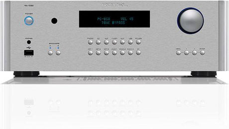 Rotel RA-1592 SILVER Amplificatore integrato da 200 + 200 W RMS su 8 ohm. Convertitore da AKM high-end 32-bit/768kHz. Bluetooth AptX. - TechSoundSystem.com