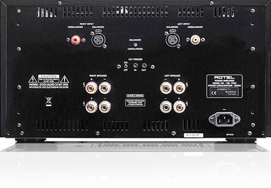 Rotel RB-1590 Finale di potenza stereo da 350+350 W RMS, classe A/B Doppi trasformatori toroidali. Circuitazione dual mono. Componenti selezionati. - TechSoundSystem.com