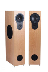 Rega RX5 diffusori da pavimento Ciliegio COPPIA a 2,5 vie reflex frontale bass driver laterale - TechSoundSystem.com