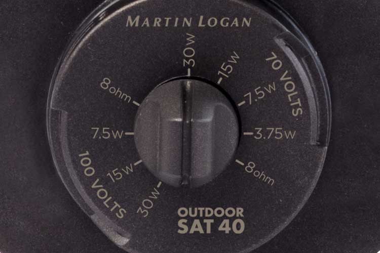 Martin Logan SAT40 coppia di diffusori da esterno 100mm 8 Ohm
