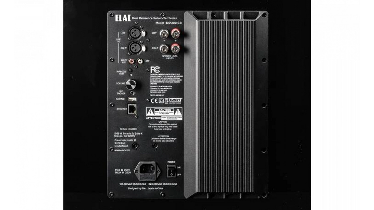 ELAC Varro DS1200-GB subwoofer attivo sigillato dual 12” 2400W