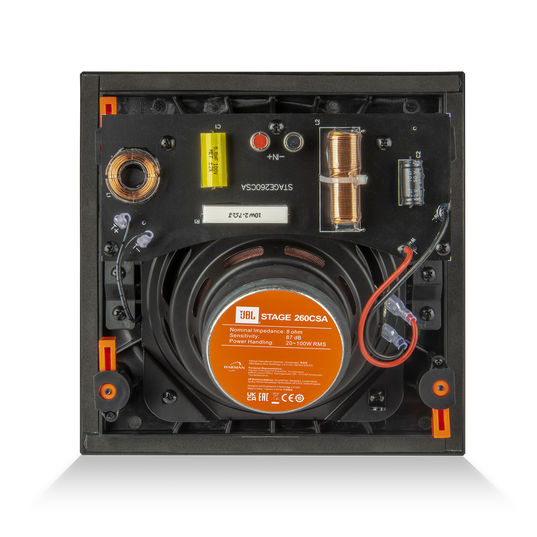 JBL Stage 260CSA diffusore da incasso a soffitto quadrato 2 vie 165mm 8 Ohm