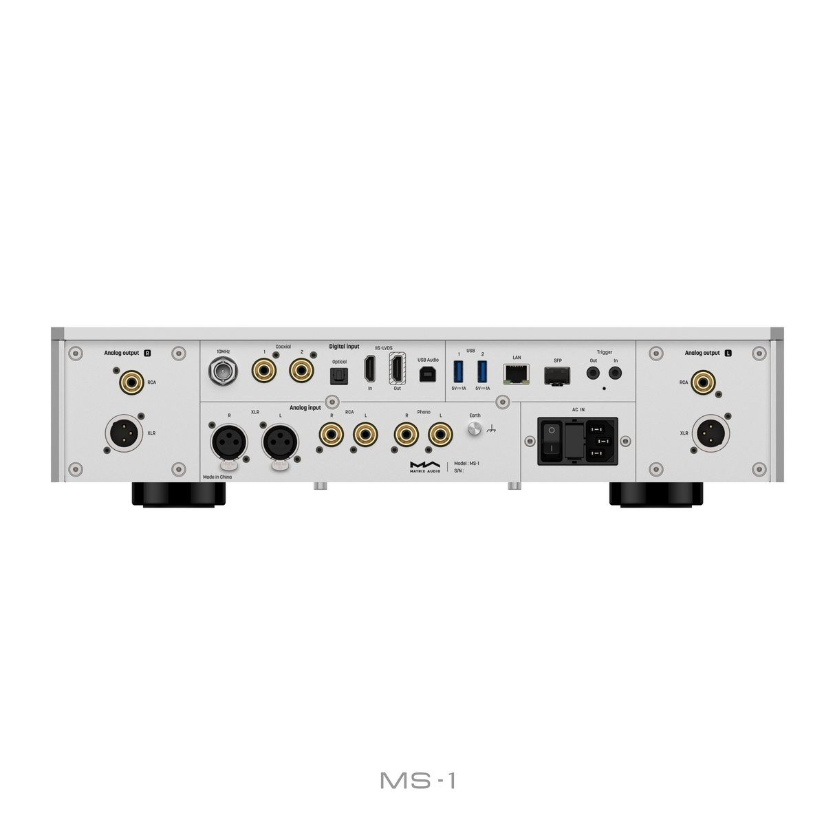 Matrix Audio MS-1 streamer di rete wi-fi con DAC integrato
