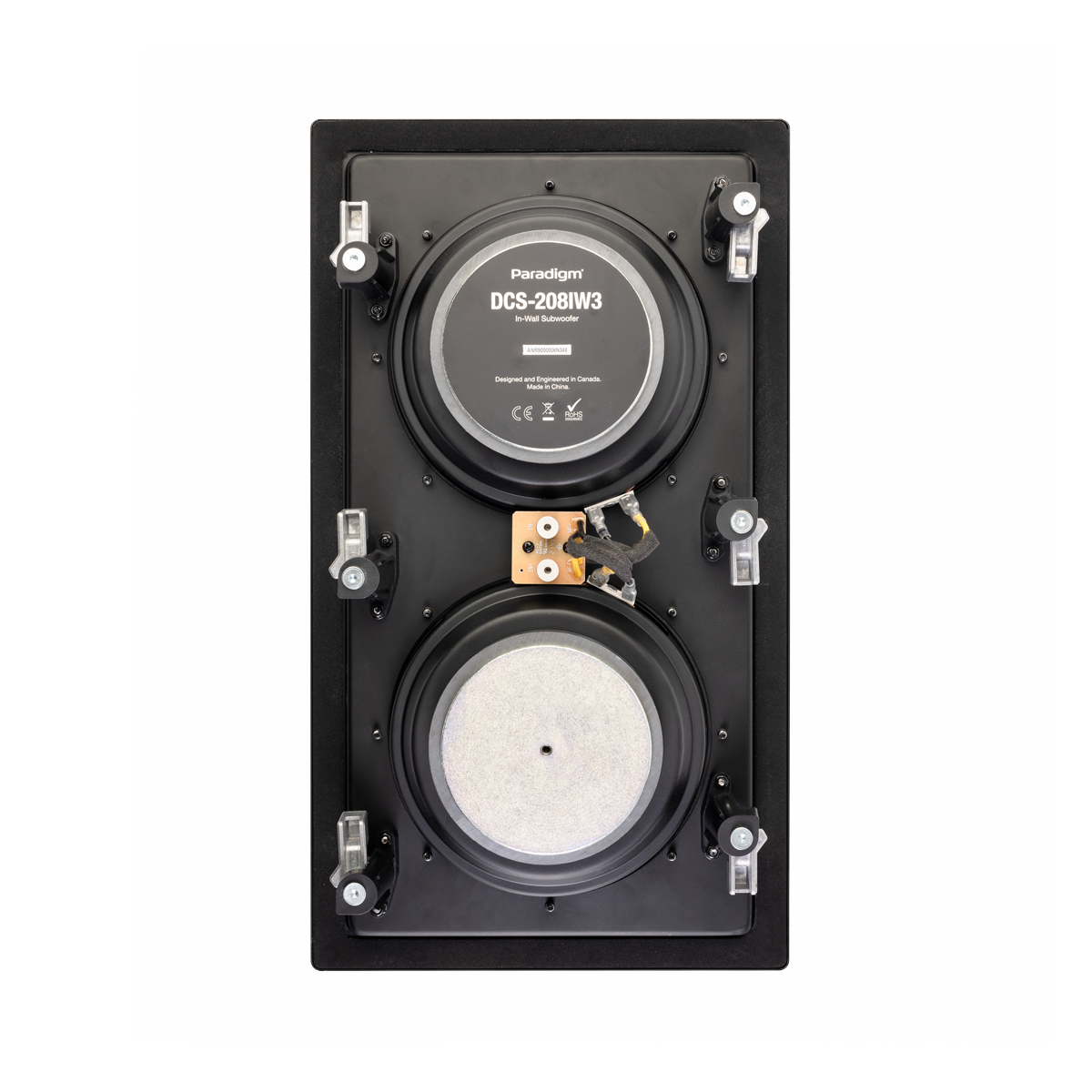 Paradigm DCS-208IW3 Subwoofer da incasso a muro 2 x 210mm