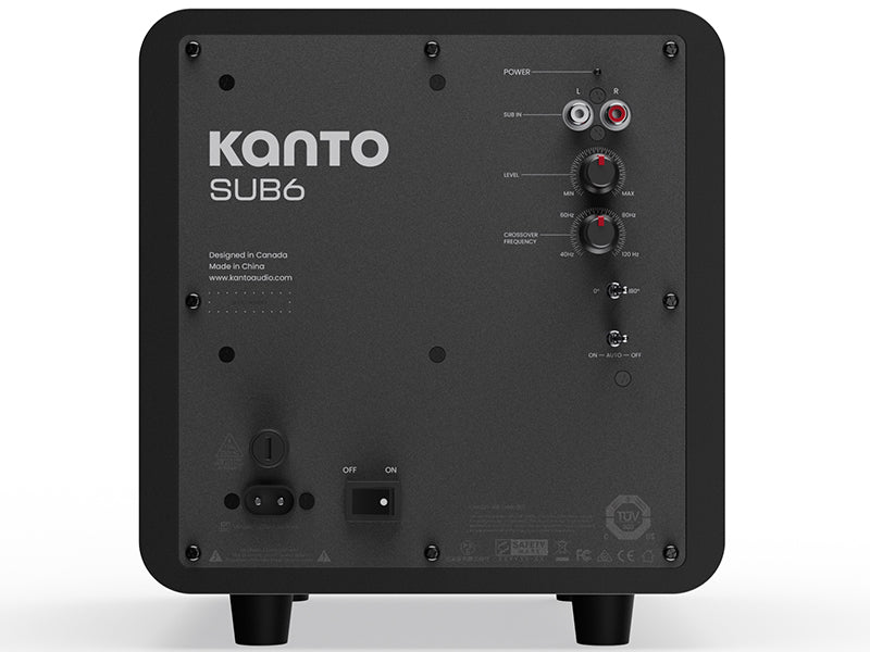 Kanto SUB6V subwoofer attivo 155mm 200W