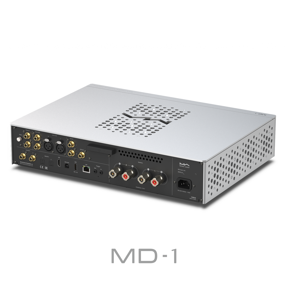 Matrix Audio MD-1 amplificatore integrato con streamer 8 Ohm 150W