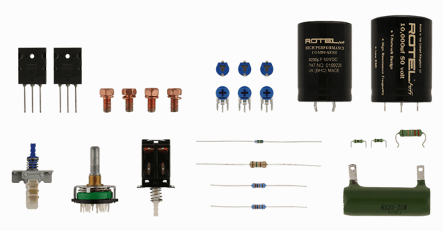 Rotel RB-1552 MKII SILVER Finale di potenza stereo da 120+120 W RMS su 8 ohm, circuitazione dual mono - TechSoundSystem.com