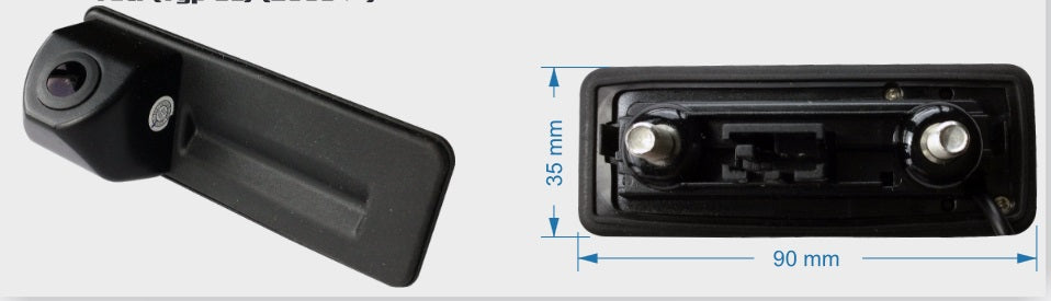 Hardstone HS-RT-AU12H7 Retrocamera custom per AUDI/SKODA, 720P, AHD