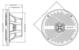 Blaupunkt MSX 652 BLK961 diffusori coassiali marini a 2 vie 165mm 40W - TechSoundSystem.com