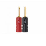 QED Screwloc ABS 4mm PLUG connettori a Banana in ABS 4mm oro 24K (COPPIA) - TechSoundSystem.com